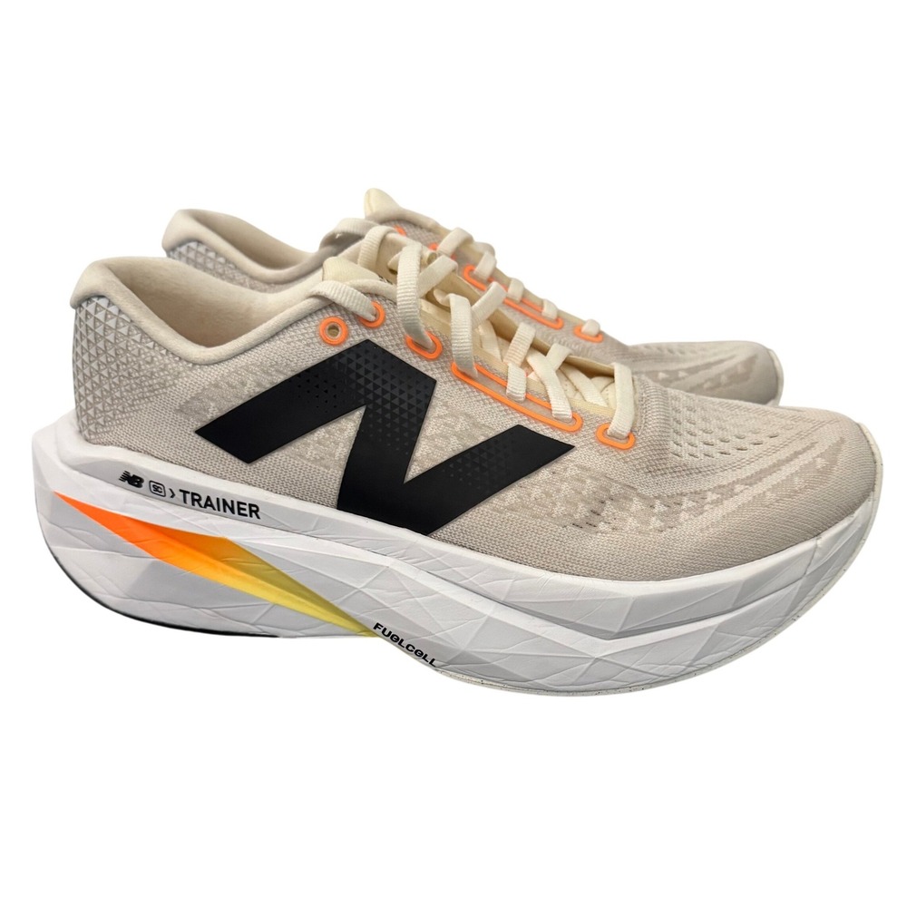 New Balance FuelCell SuperComp Trainer v2 Running Shoes Womens 9.5 Sea Salt